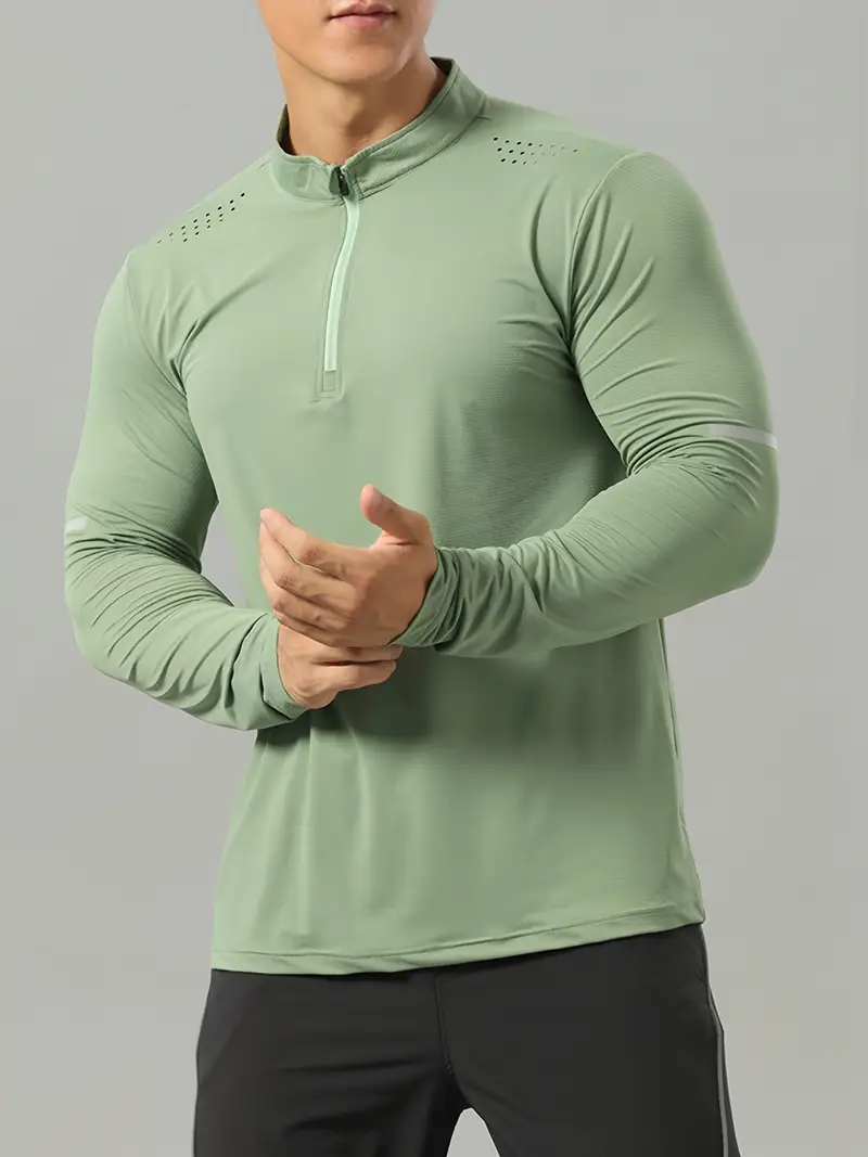 Camiseta deportiva de manga larga para hombre